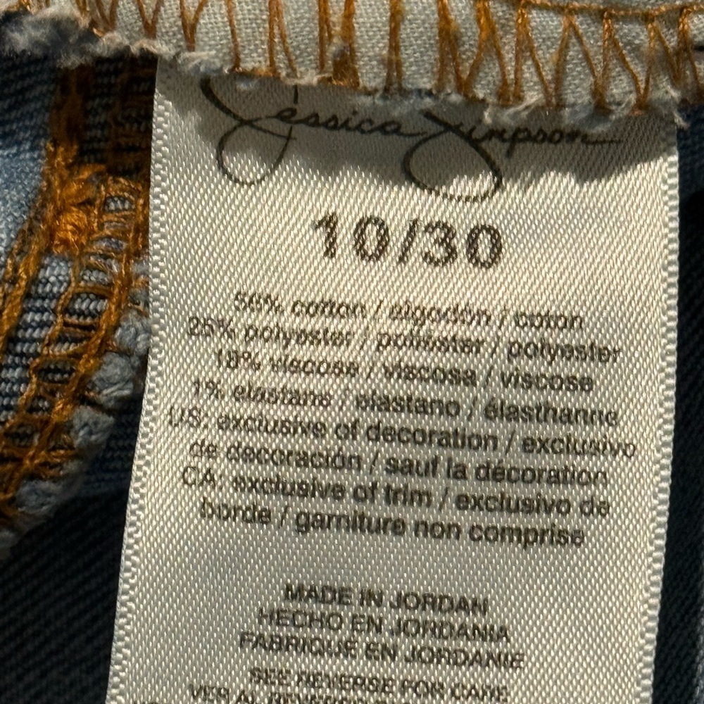 Jessica Simpson High Rise Jeans - Denim Blue - Picture 4 of 4